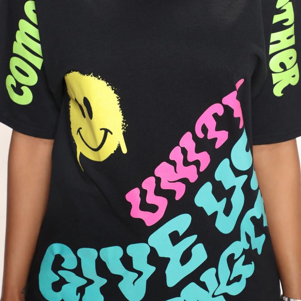 Unity Glow In The Dark Top - Black